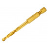 Impact Titanium Drill Bit 8.0mm OL:102mm WL:50mm