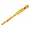 Impact Titanium Drill Bit 7.5mm OL:95mm WL:50mm