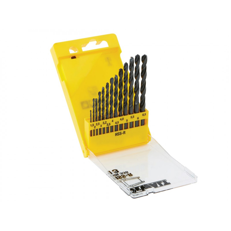 DT5912 HSS Jobber Drill Bit Set, 13 Piece