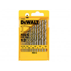 HSS-G Jobber Drill Bit Set, 13 Piece