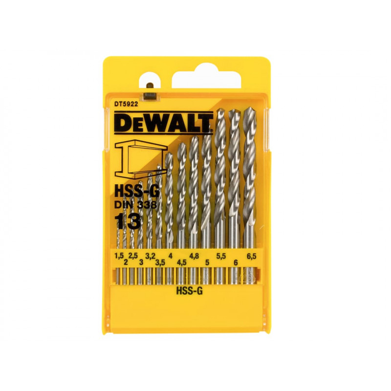 HSS-G Jobber Drill Bit Set, 13 Piece HSS-G Jobber Drill Bit Set, 13 Piece