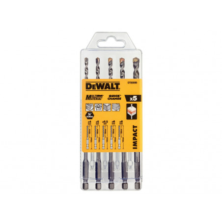 DT60099 Extreme Impact Masonry Drill Bit Set 5 Piece