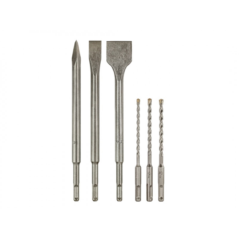 DT60331 SDS Plus Drill and Chisel Bit Set, 6 Piece DT60331 SDS Plus Drill and Chisel Bit Set, 6 Piece