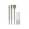 DT60331 SDS Plus Drill and Chisel Bit Set, 6 Piece