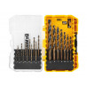 DT70728 BLACK&GOLD HSS Drill Set, 19 Piece