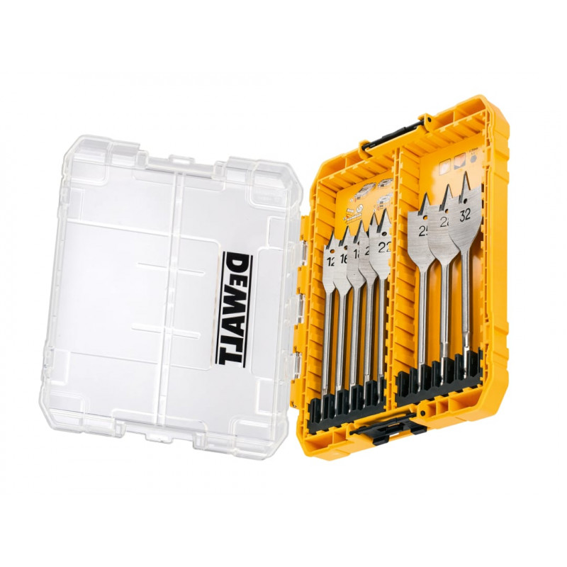DT70750 Flat Drill Bit Set, 8 Piece DT70750 Flat Drill Bit Set, 8 Piece