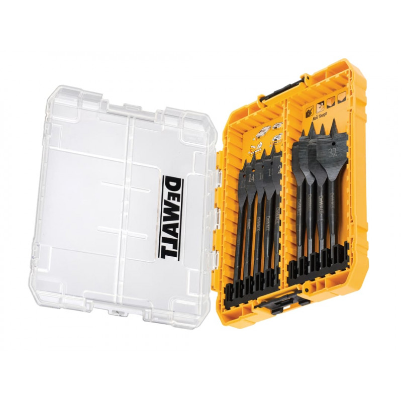 DT70751 Extreme Flat Bit Set, 9 Piece DT70751 Extreme Flat Bit Set, 9 Piece