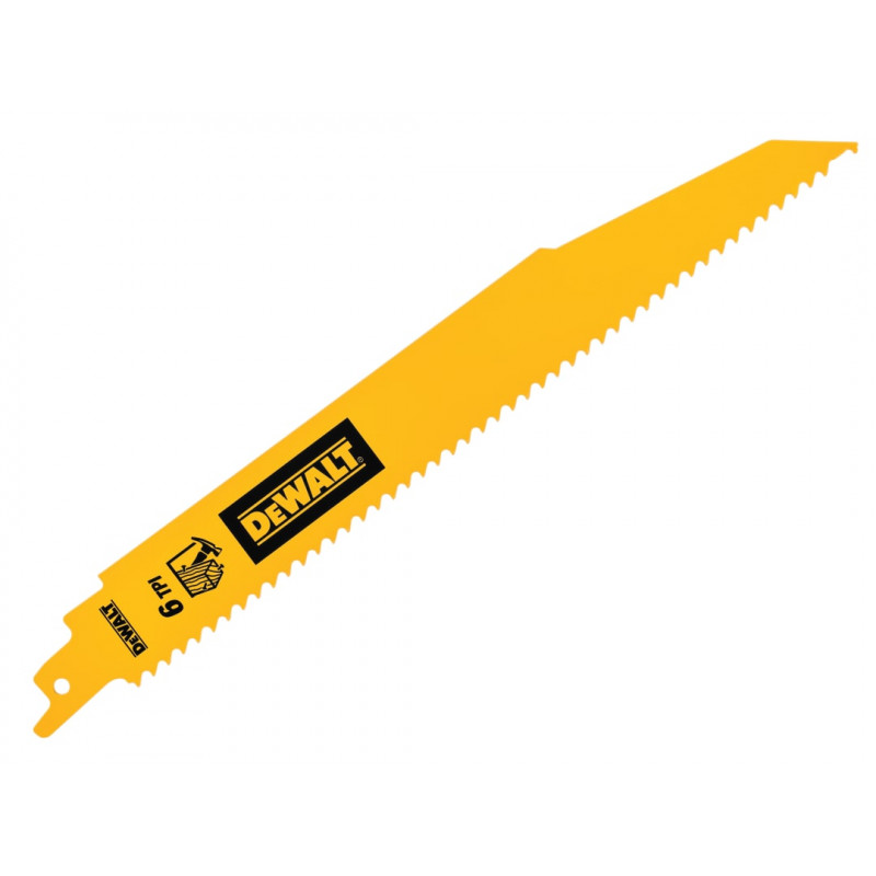 Bi-Metal Wood Demolition Reciprocating Blade 228mm x 6 TPI (Pack 5) Bi-Metal Wood Demolition Reciprocating Blade 228mm x 6 TPI (Pack 5)