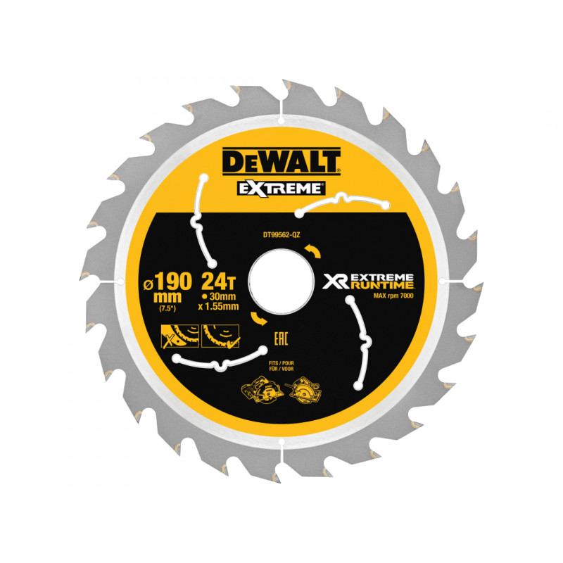 XR FlexVolt Circular Saw Blade 190 x 30mm x 24T XR FlexVolt Circular Saw Blade 190 x 30mm x 24T