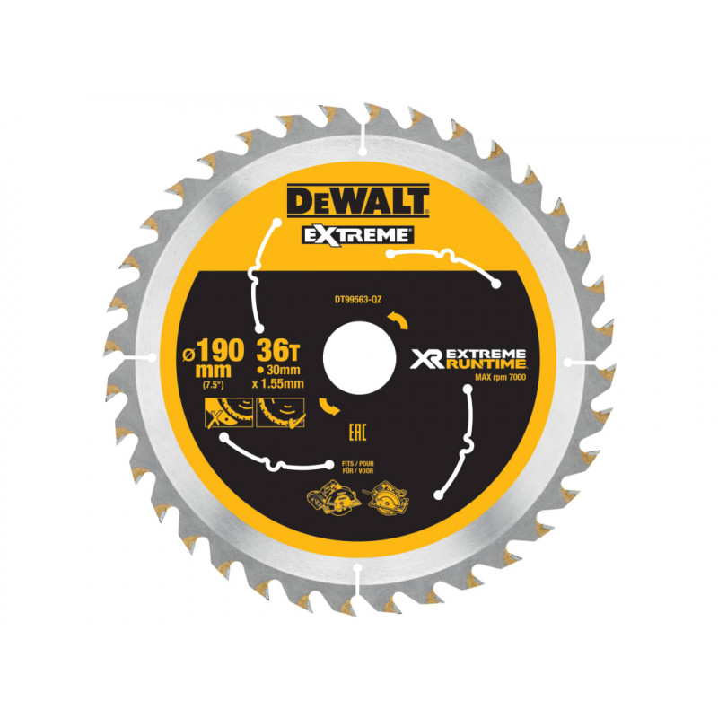 XR FlexVolt Circular Saw Blade 190 x 30mm x 36T XR FlexVolt Circular Saw Blade 190 x 30mm x 36T