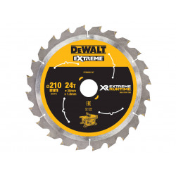 XR FlexVolt Table Saw Blade 210 x 30mm x 24T