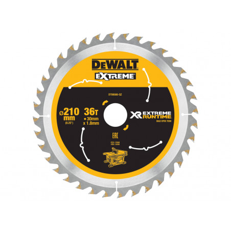XR FlexVolt Table Saw Blade 210 x 30mm x 36T