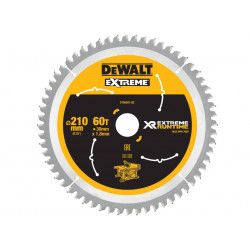 XR FlexVolt Table Saw Blade 210 x 30mm x 60T