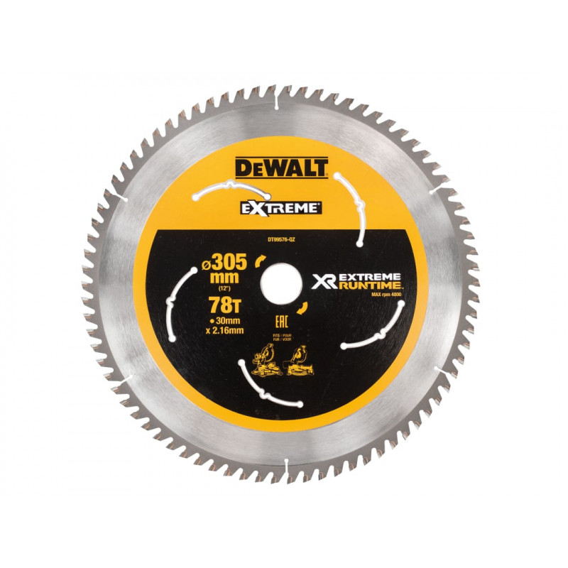 XR FlexVolt Mitre Saw Blade 305 x 30mm x 78T XR FlexVolt Mitre Saw Blade 305 x 30mm x 78T