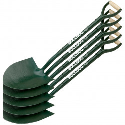 Bulldog 5RM2AM All Metal No.2 Round Mouth Shovel 28” (Pack of 5)
