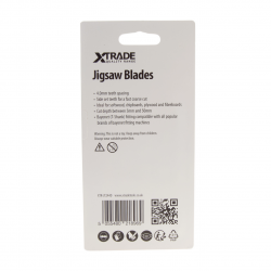 XTrade JT244D Speed for Wood Jigsaw Blades (Pack of 5)