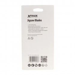 XTrade JT318A Basic for Metal Jigsaw Blades (Pack of 5)