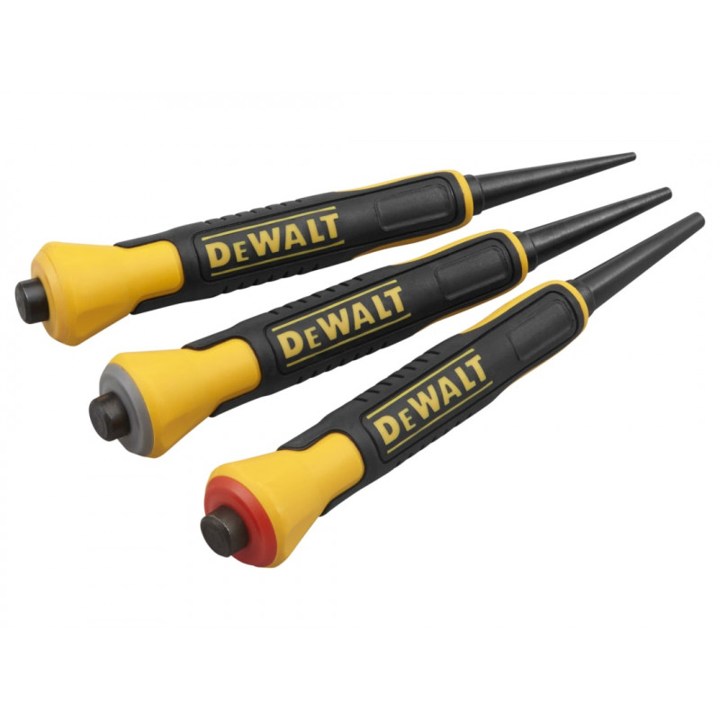 Bi-Material Nail Punch Set, 3 Piece Bi-Material Nail Punch Set, 3 Piece