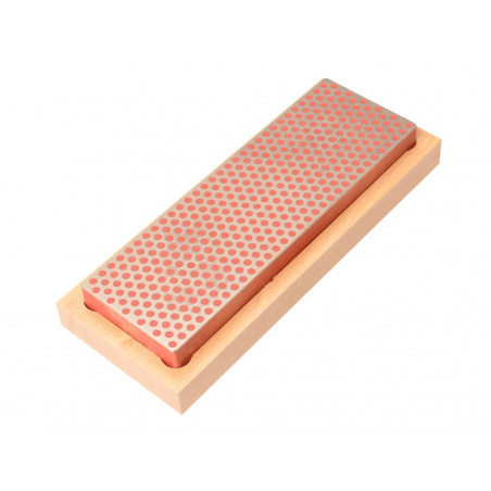 Diamond Whetstone 150mm Wooden Box Red 600 Grit Fine