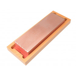 Diamond Whetstone 200mm Wooden Box Red 600 Grit Fine