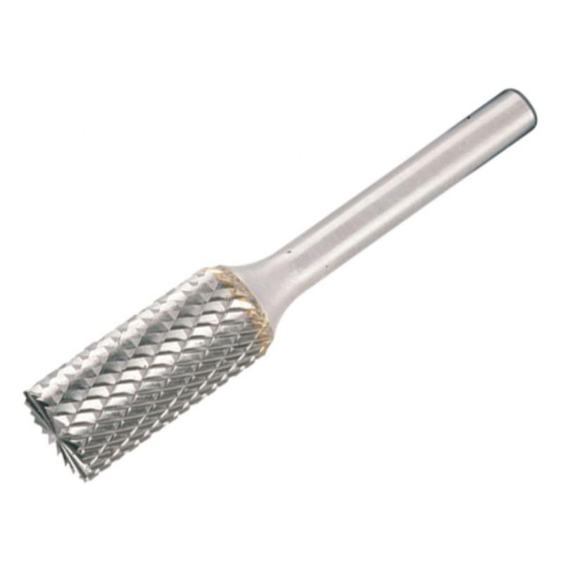 Solid Carbide Bright Rotary Burr - Cylinder with Endcut 9.6 x 6mm Solid Carbide Bright Rotary Burr - Cylinder with Endcut 9.6 x 6mm