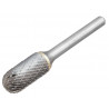 Solid Carbide Rotary Bright Burr Ball Nosed Cylinder 12.7 x 6mm