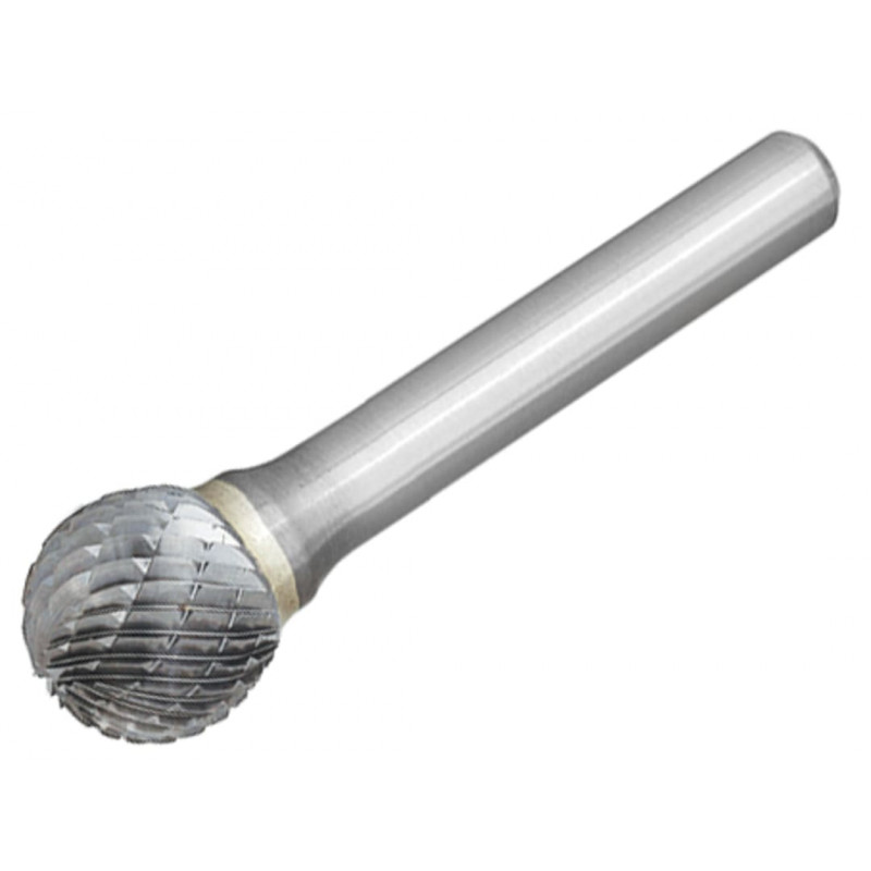 Solid Carbide Bright Rotary Burr Ball 12.7 x 6mm Solid Carbide Bright Rotary Burr Ball 12.7 x 6mm