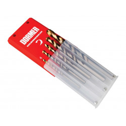 A08910 Set A002 HSS TiN Coated Jobber Drill Set of 5 4.0-10.0