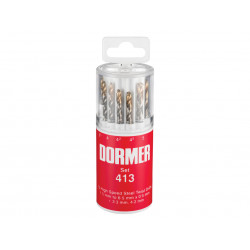 A094 No.413 HSS TiN Coated Drill Set of 13 1.5- 6.50mm x 0.5mm