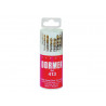 A094 No.419 HSS TiN Coated Drill Set of 19 1.00mm-10.00mm x 0.5mm