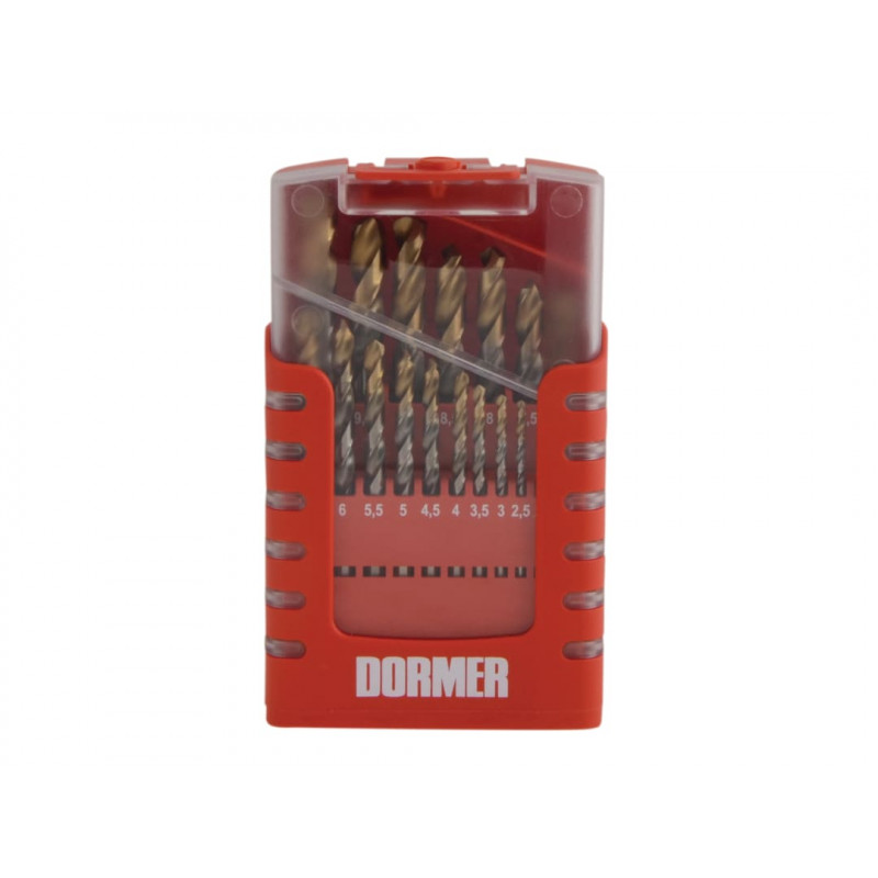 A095 Compact Set HSS TiN Drill Set of 19 1.0-10 x 0.5mm A095 Compact Set HSS TiN Drill Set of 19 1.0-10 x 0.5mm