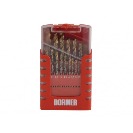 A095 Compact Set HSS TiN Drill Set of 19 1.0-10 x 0.5mm