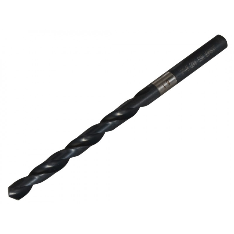 A100 HSS Jobber Drill Bit 6.10mm OL:101mm WL:63mm