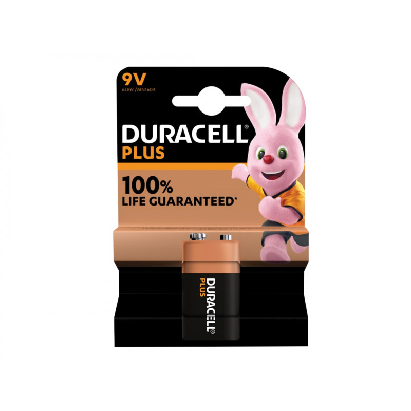 9V Plus Power +100% Battery (Single Pack)