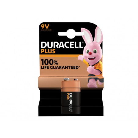 9V Plus Power +100% Battery (Single Pack)