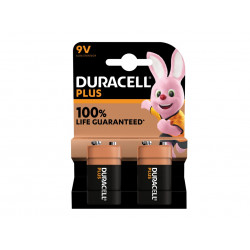 9V Plus Power +100% Batteries (Pack 2)