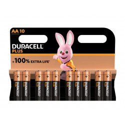 AA Cell Plus Power +100% Batteries (Pack 10)