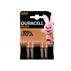 AAA Cell Plus Power +100% Batteries (Pack 4)