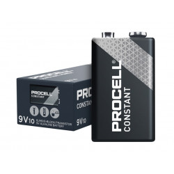 9V PROCELL® Alkaline Constant Power Industrial Batteries (Pack 10)