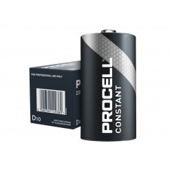 D Cell PROCELL® Alkaline Constant Power Industrial Batteries (Pack 10)