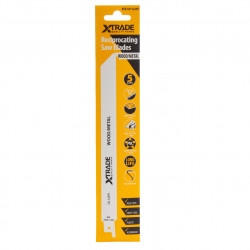 XTrade SS1122VF Flexible for Wood & Metal Reciprocating Saw Blades (Pack of 5)