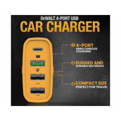 4-Port Mobile USB PD Charger 60W
