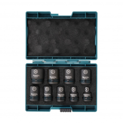 Makita E-16564 Impact Black Socket Set 1/2” (9 Piece)