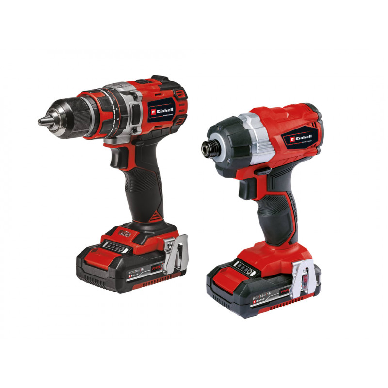 TP-18V Power X-Change Twin Pack BL 18V 2 x 2.0Ah Li-ion