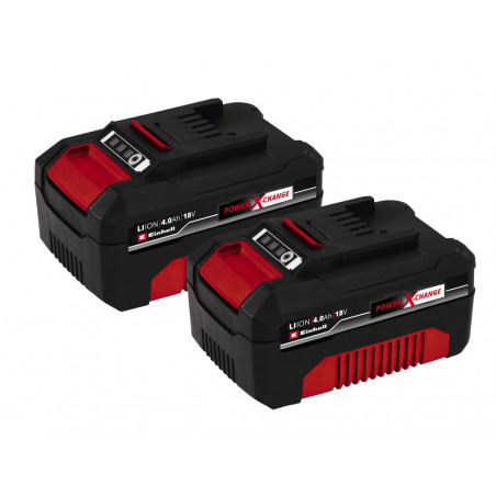 Power X-Change Battery Twin Pack 18V 4.0Ah Li-ion