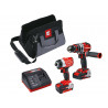 Power X-Change Brushless Twin Pack 18V 1 x 2.0Ah & 1 x 4.0Ah Li-ion