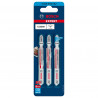 Bosch T128BHM EXPERT Clean Jigsaw Blade for Laminate 92mm (Pack of 3)
