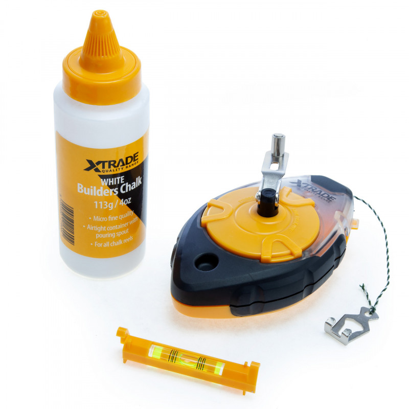 XTrade X0900072 Chalk Line Set 30m XTrade X0900072 Chalk Line Set 30m