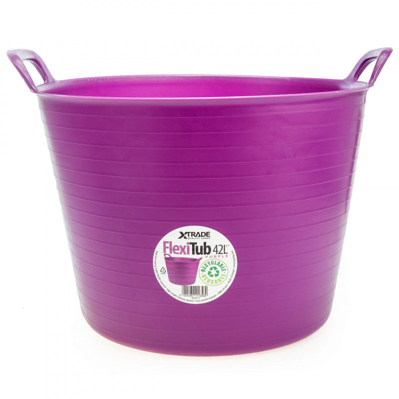 XTrade X0900113 Purple Flexi-Tub 42L XTrade X0900113 Purple Flexi-Tub 42L