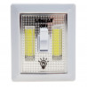 LitezAll 21852 Mini Wireless Self-Adhesive COB LED Light Switch 150 Lumens (4 Pack)